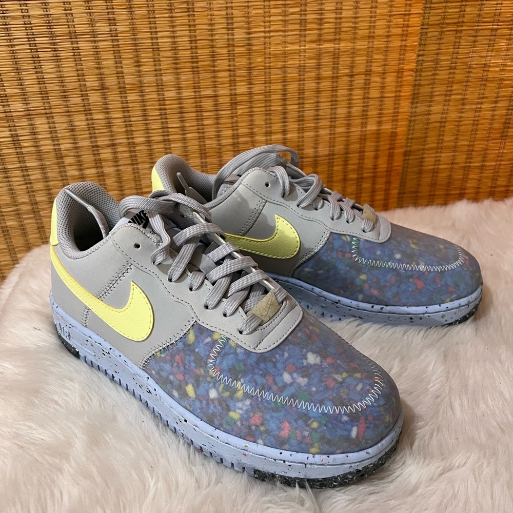 Nike Womens Air Force 1 Crater Chambray Blue CT1986-001 US7.5